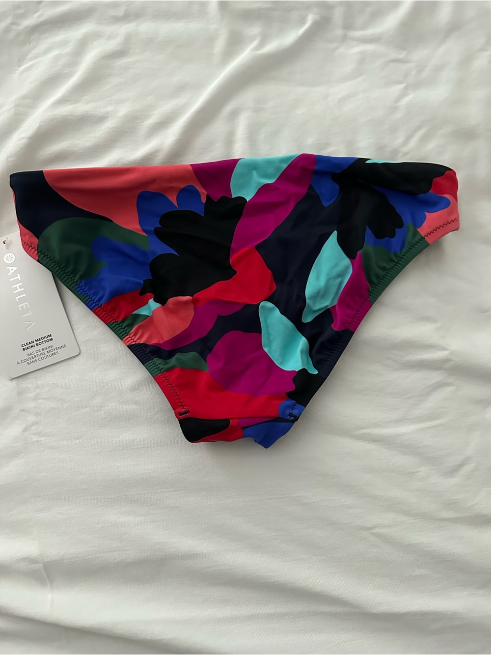 Athleta Multicolor Halter Bikini Set - Red, Blue, Purple - Picture 8 of 8
